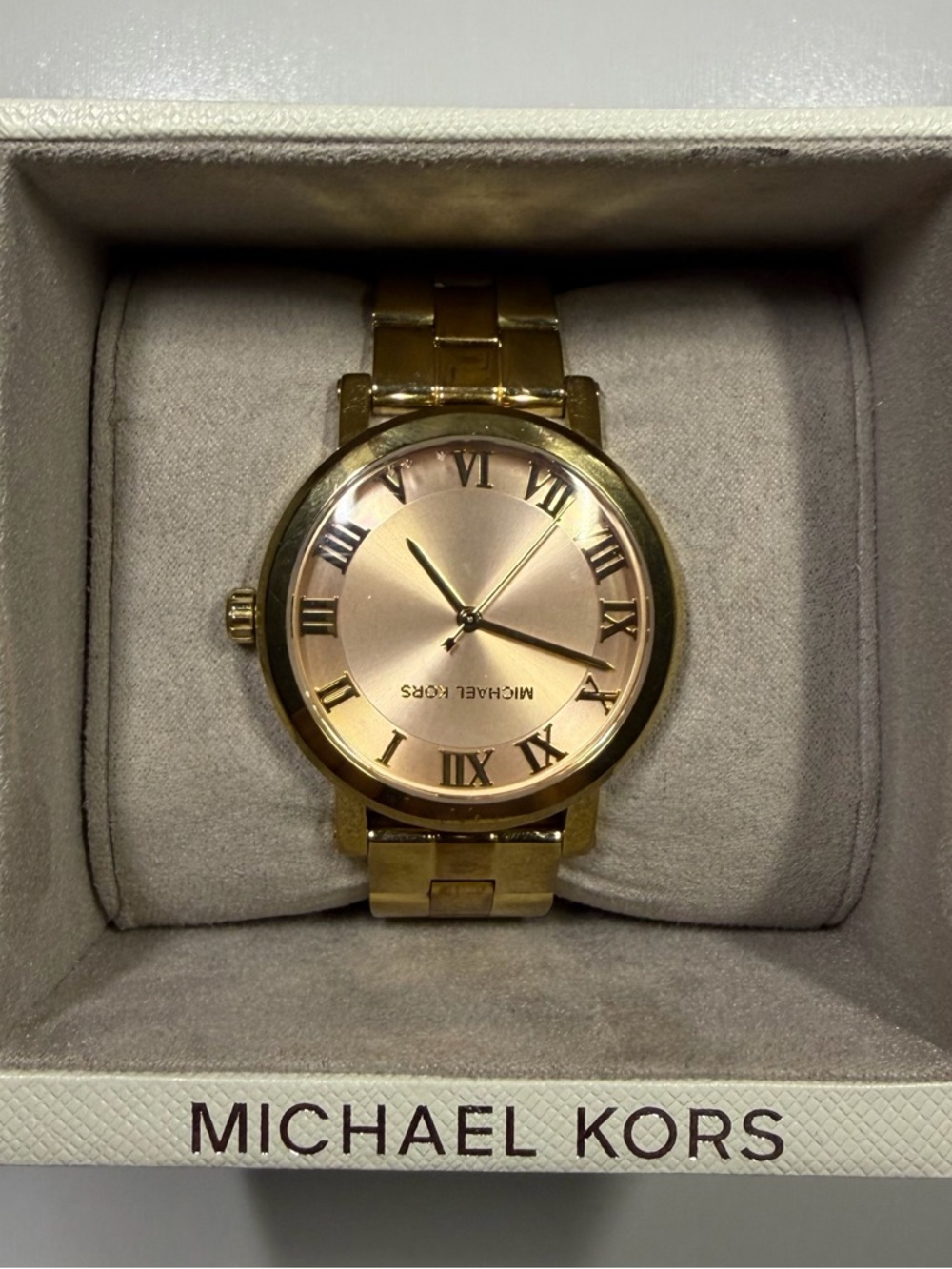 Michael Kors Norie MK3586 Women’s Watch – Gold/Rose Gold – Stainless Steel‎